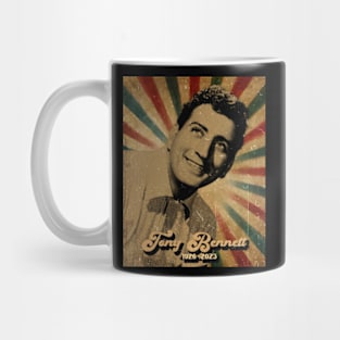 Keep Smile Tony Bennett - Photo Vintage Retro Look Fan Design Mug